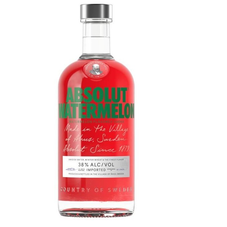 Absolut - Watermelon - Vodka aromatisée - 38,0% Vol. - 70cl
