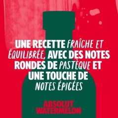 Absolut - Watermelon - Vodka aromatisée - 38,0% Vol. - 70cl