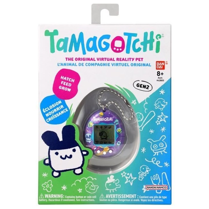 Tamagotchi Original - Bandai - Animal électronique virtuel avec écran et jeux - Tama Universe