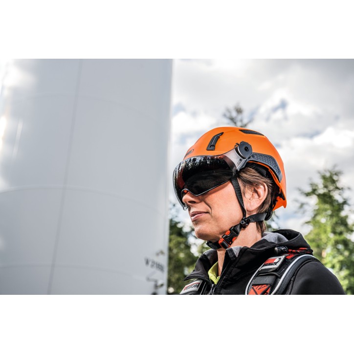 Casque de protection industrielle - ABUS - SPECTOR - Orange