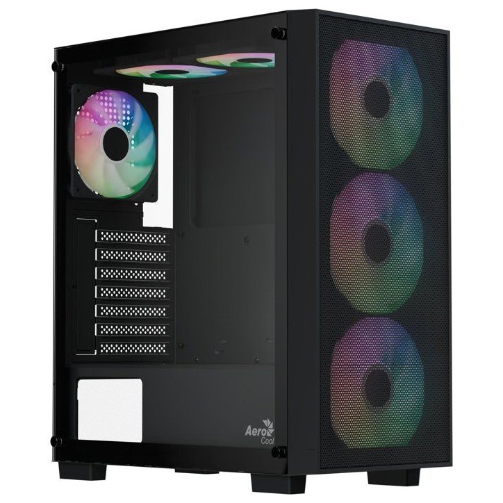 Boitier PC sans alimentation - AEROCOOL B509A Flow - ACCM-BD02063.11 - Moyen tour - Format ATX - Noir Boitier PC sans alimentation - AEROCOOL B509A Flow - ACCM-BD02063.11 - Moyen tour - Format ATX - Noir