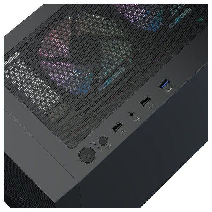Boitier PC sans alimentation - AEROCOOL B509A Flow - ACCM-BD02063.11 - Moyen tour - Format ATX - Noir Boitier PC sans alimentation - AEROCOOL B509A Flow - ACCM-BD02063.11 - Moyen tour - Format ATX - Noir