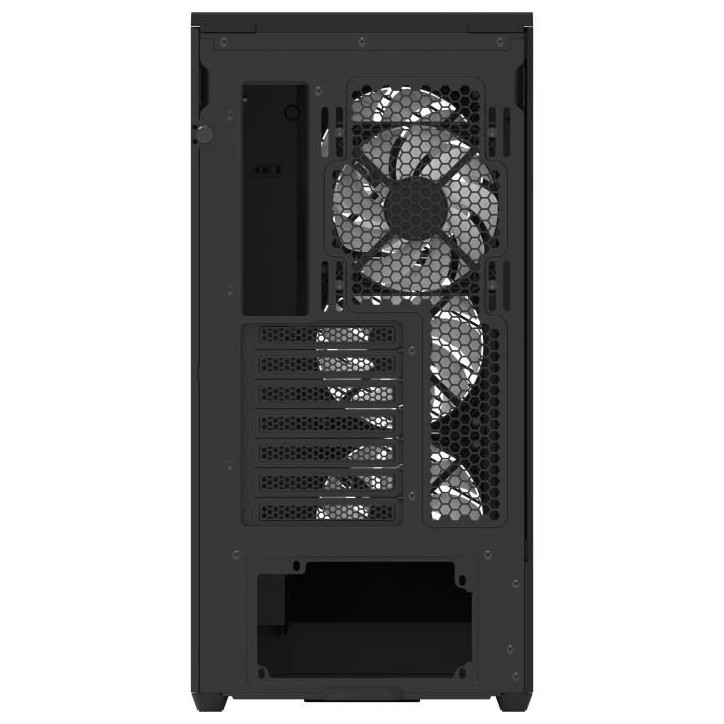 Boîtier PC sans alimentation - AEROCOOL - D520A-BK V1 - Moyen tour - Format ATX - 4x120mm A-RGB - Noir Boîtier PC sans alimentation - AEROCOOL - D520A-BK V1 - Moyen tour - Format ATX - 4x120mm A-RGB - Noir