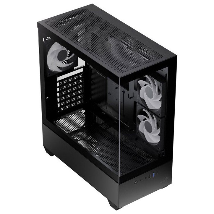 Boitier PC sans alimentation - AEROCOOL P500D - ACCM-PN06033.11 - Moyen tour - Format ATX - Noir Boitier PC sans alimentation - AEROCOOL P500D - ACCM-PN06033.11 - Moyen tour - Format ATX - Noir