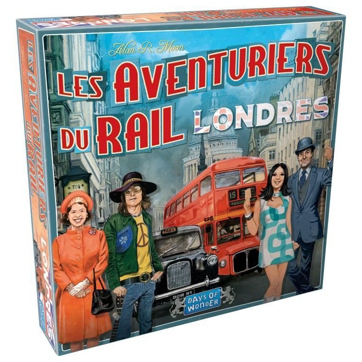 Days of Wonder | Les Aventuriers du Rail : Londres | Jeu de société | a partir de 8 ans | 2 a 4 joueurs | 10 a 15 minutes Days of Wonder | Les Aventuriers du Rail : Londres | Jeu de société | a partir de 8 ans | 2 a 4 joueurs | 10 a 15 minutes