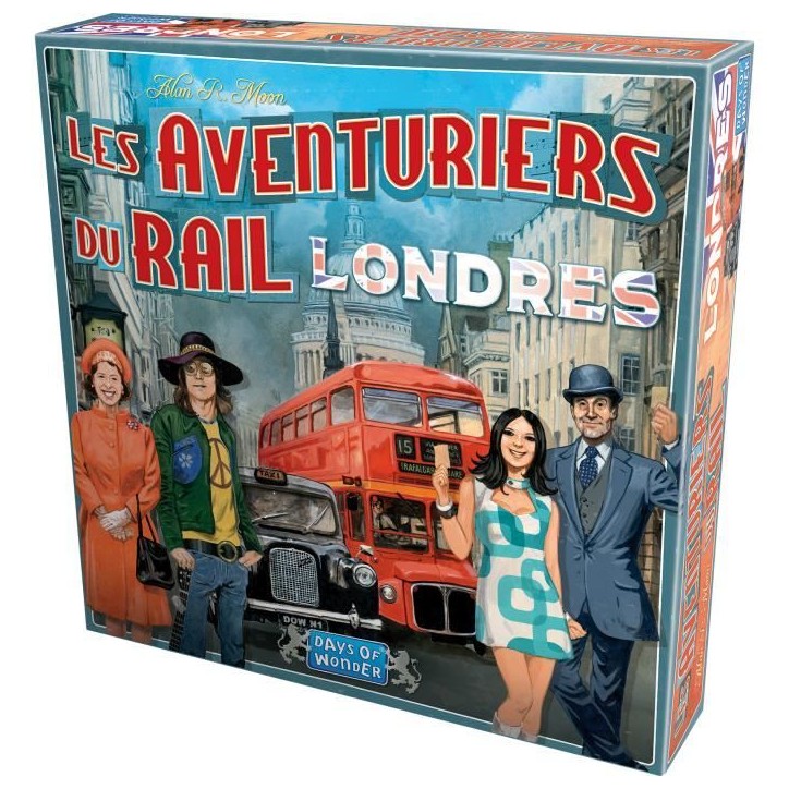 Days of Wonder | Les Aventuriers du Rail : Londres | Jeu de société | a partir de 8 ans | 2 a 4 joueurs | 10 a 15 minutes Days of Wonder | Les Aventuriers du Rail : Londres | Jeu de société | a partir de 8 ans | 2 a 4 joueurs | 10 a 15 minutes