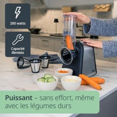 Râpe électrique - ADE - KITCHEN GADGETS - 4 types de Râpes - Acier