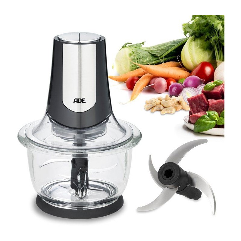 Hachoir Multi électrique - ADE - KITCHEN GADGETS - 2 vitesses - 1,2 L