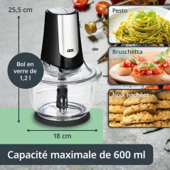Hachoir Multi électrique - ADE - KITCHEN GADGETS - 2 vitesses - 1,2 L