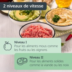 Hachoir Multi électrique - ADE - KITCHEN GADGETS - 2 vitesses - 1,2 L