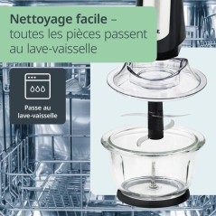 Hachoir Multi électrique - ADE - KITCHEN GADGETS - 2 vitesses - 1,2 L