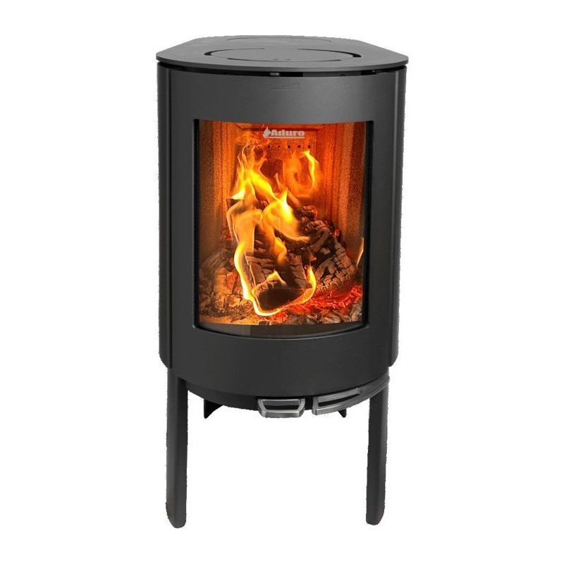 Poele a bois - ADURO - Aduro 23 - 9 Kw - Vitre frontale incurvée et v