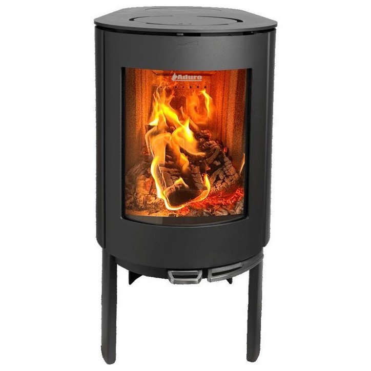 Poele a bois - ADURO - Aduro 23 - 9 Kw - Vitre frontale incurvée et vitres latérales - Option de cuisson - Régule de l'arriv Poele a bois - ADURO - Aduro 23 - 9 Kw - Vitre frontale incurvée et vitres latérales - Option de cuisson - Régule de l'arriv