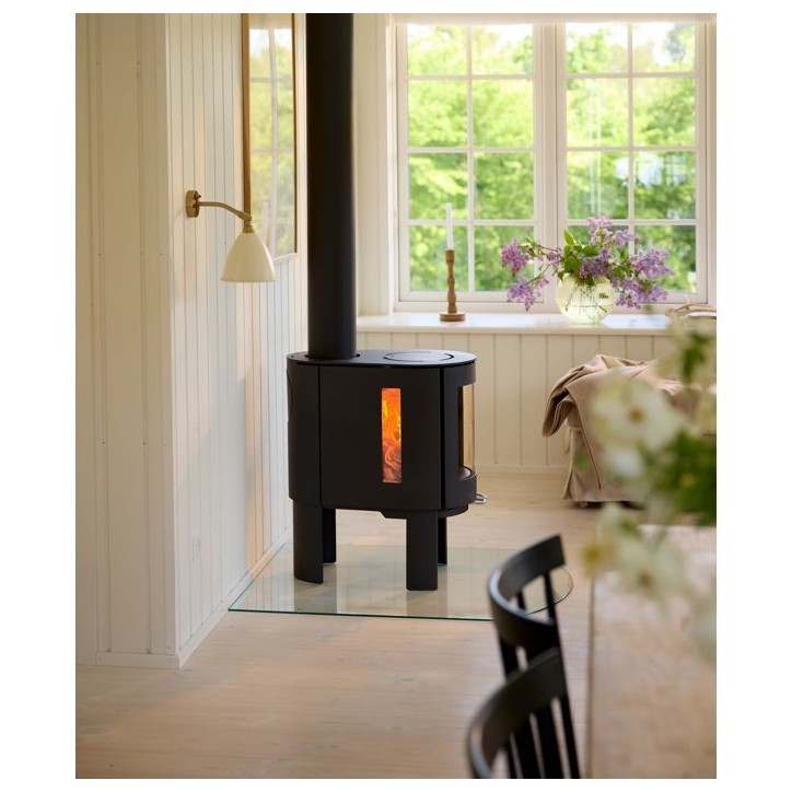 Poele a bois - ADURO - Aduro 23 - 9 Kw - Vitre frontale incurvée et vitres latérales - Option de cuisson - Régule de l'arriv Poele a bois - ADURO - Aduro 23 - 9 Kw - Vitre frontale incurvée et vitres latérales - Option de cuisson - Régule de l'arriv