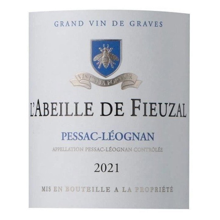L'Abeille de Fieuzal 2023 Pessac-Léognan - Vin blanc de Graves