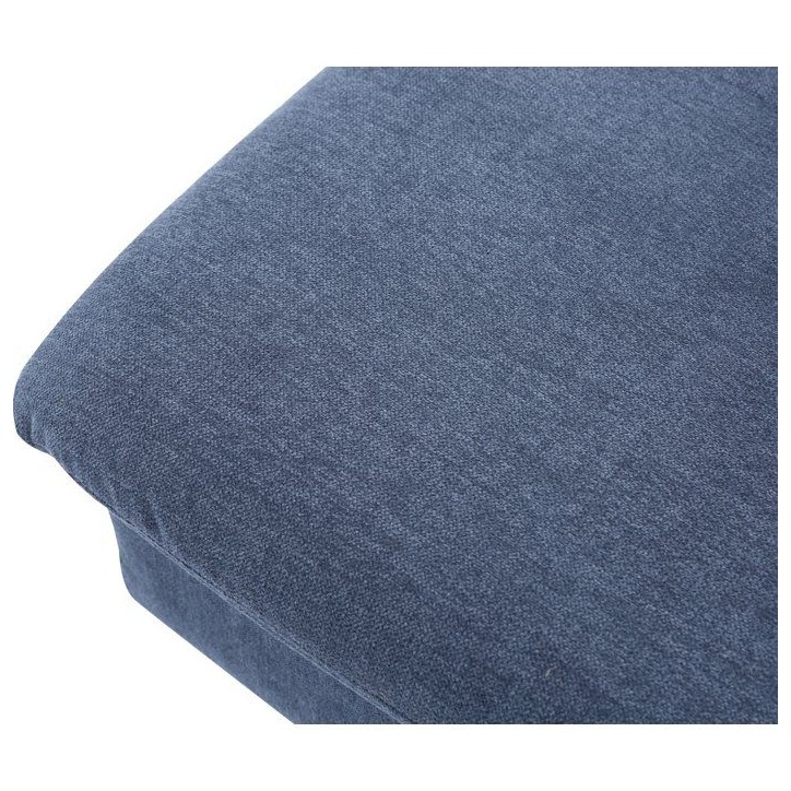 Canapé convertible - 3 places - AGATHE - Tissu Bleu Chambray - 180 x 74 x 72 cm Canapé convertible - 3 places - AGATHE - Tissu Bleu Chambray - 180 x 74 x 72 cm