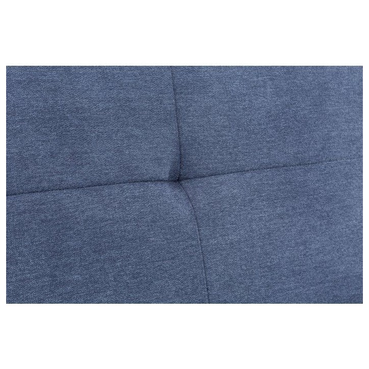 Canapé convertible - 3 places - AGATHE - Tissu Bleu Chambray - 180 x 74 x 72 cm Canapé convertible - 3 places - AGATHE - Tissu Bleu Chambray - 180 x 74 x 72 cm