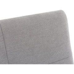 Canapé convertible - 3 places - AGATHE - Tissu Gris Greige - 180 x 74