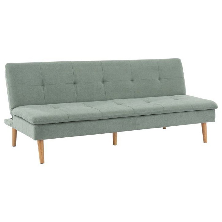 Canapé convertible - 3 places - AGATHE - Tissu Vert feutré - 180 x 74 x 72 cm Canapé convertible - 3 places - AGATHE - Tissu Vert feutré - 180 x 74 x 72 cm