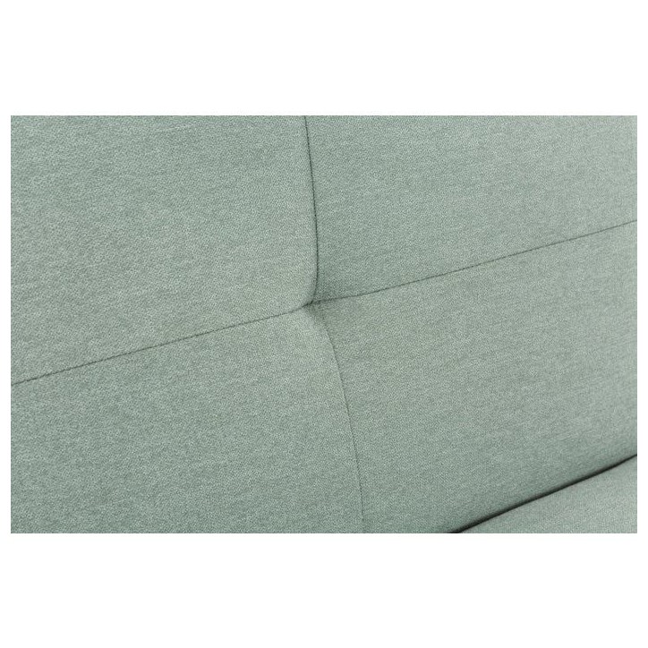 Canapé convertible - 3 places - AGATHE - Tissu Vert feutré - 180 x 74 x 72 cm Canapé convertible - 3 places - AGATHE - Tissu Vert feutré - 180 x 74 x 72 cm