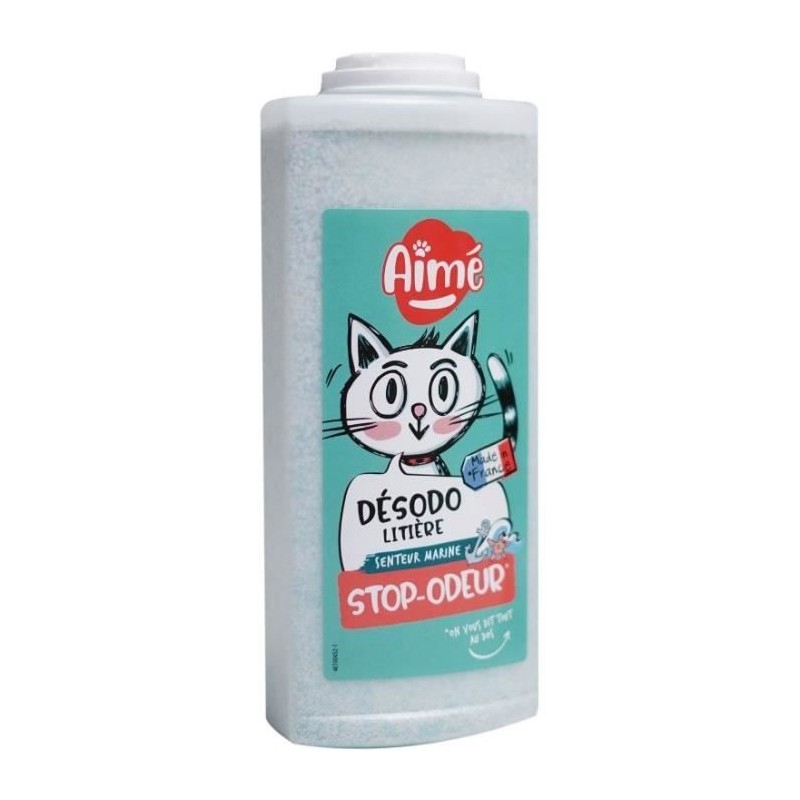 Hygiene chat - AIME - Désodorisant litiere - Marine - 700 ml - 100 %