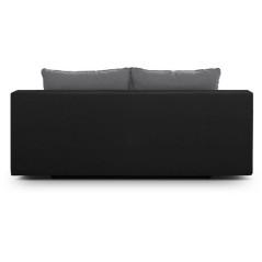 Canapé convertible - 3 places - ALAN - Tissu Gris clair / Anthracite