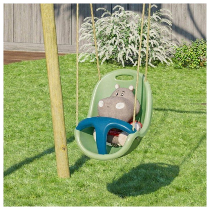 Siege bébé pour portique - ALEO BY TRIGANO - 9615P8 - Vert /Bleu Siege bébé pour portique - ALEO BY TRIGANO - 9615P8 - Vert /Bleu