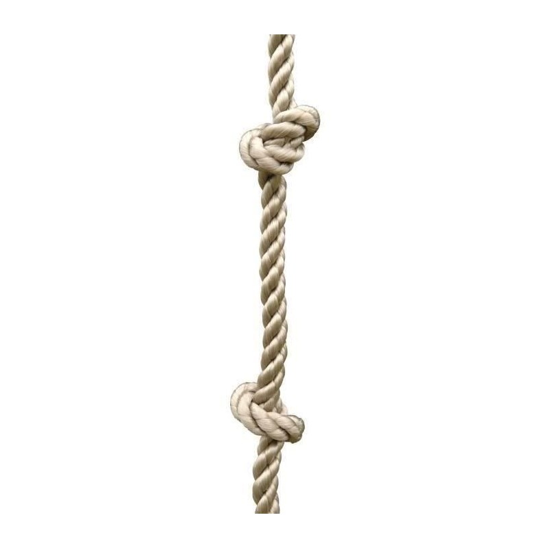 Corde d'escalade avec noeuds pour balançoire TRIGANO - Pour enfants d