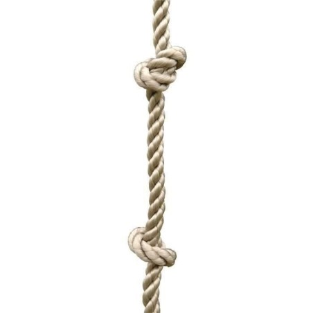Corde d'escalade avec noeuds pour balançoire TRIGANO - Pour enfants d