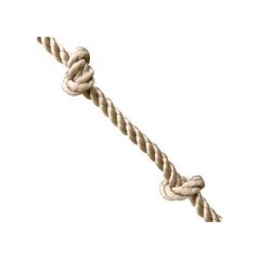 Corde d'escalade avec noeuds pour balançoire TRIGANO - Pour enfants de 3 a 12 ans - Longueur 3,15 m