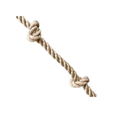 Corde d'escalade avec noeuds pour balançoire TRIGANO - Pour enfants de 3 a 12 ans - Longueur 3,15 m