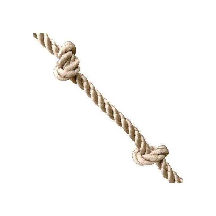 Corde d'escalade avec noeuds pour balançoire TRIGANO - Pour enfants de 3 a 12 ans - Longueur 3,15 m Corde d'escalade avec noeuds pour balançoire TRIGANO - Pour enfants de 3 a 12 ans - Longueur 3,15 m