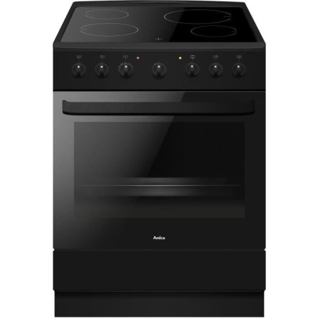 Cuisiniere vitrocéramique - AMICA - ACV6003RN - 4 feux - 1500 W - 60
