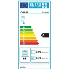 Cuisiniere vitrocéramique - AMICA - ACV6003RN - 4 feux - 1500 W - 60