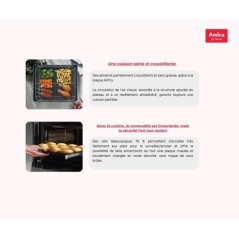 Cuisiniere vitrocéramique - AMICA - ACV6003RN - 4 feux - 1500 W - 60