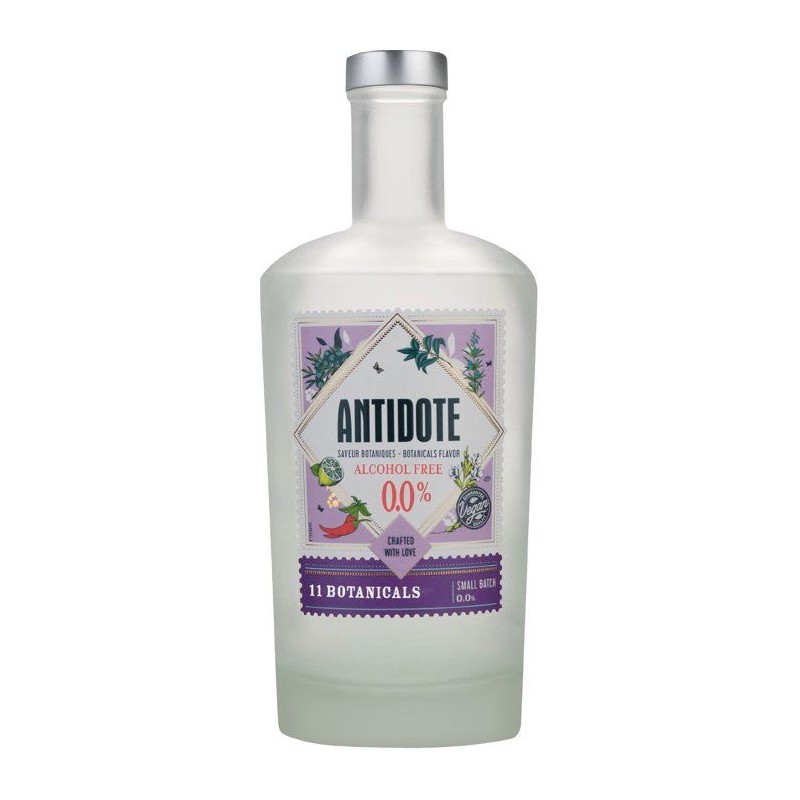 Antidote - Végan - Saveur botaniques - Eau aromatisée - 0,0% Vol. -