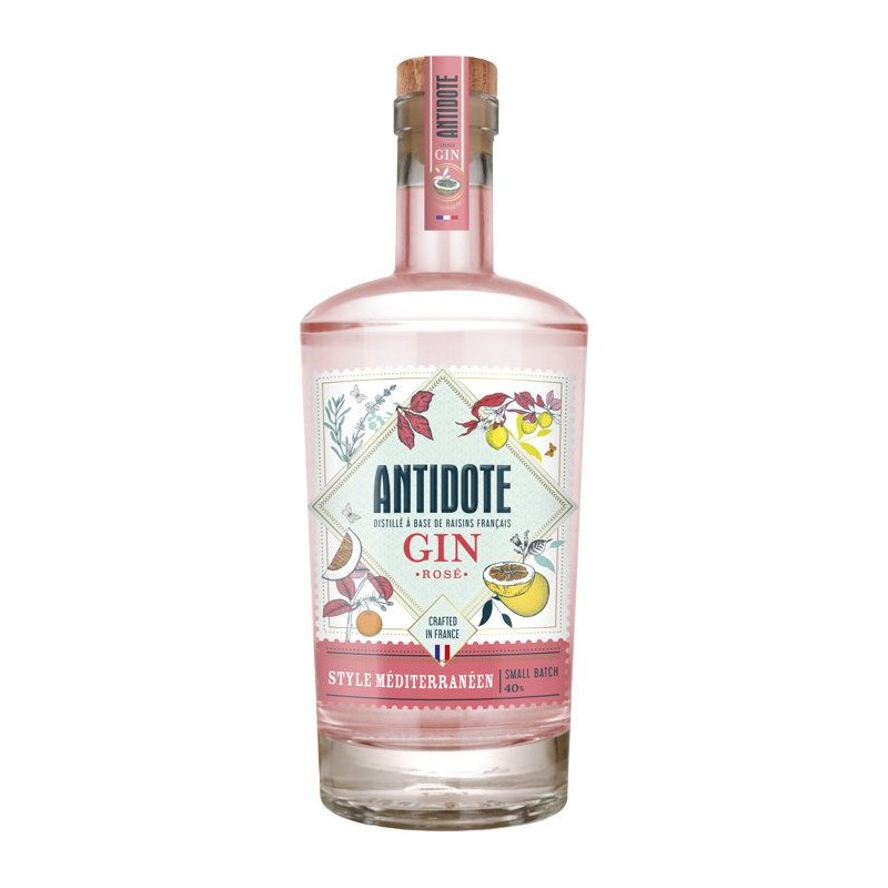 Antidote - Style Méditerranéen - Rosé - Gin - 40,0% Vol. - 70cl