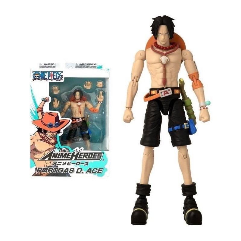 Figurine Portgas D. Ace 17 cm - Bandai - Anime Heroes - One Piece Figurine Portgas D. Ace 17 cm - Bandai - Anime Heroes - One Piece
