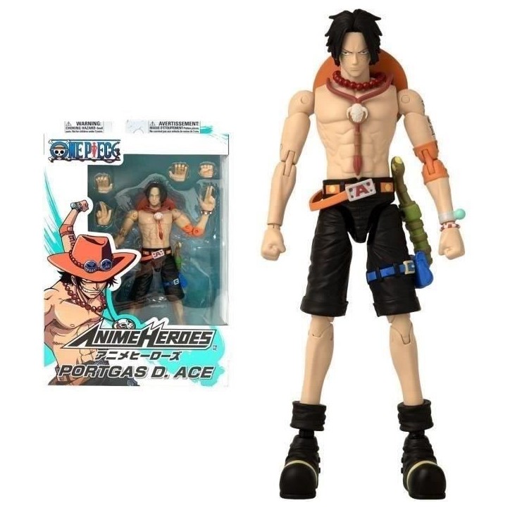 Figurine Portgas D. Ace 17 cm - Bandai - Anime Heroes - One Piece Figurine Portgas D. Ace 17 cm - Bandai - Anime Heroes - One Piece