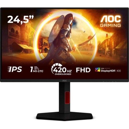 Ecran PC Gamer - AOC - 24,5'' - FHD - 420Hz (OC, 400Hz native) - Dalle