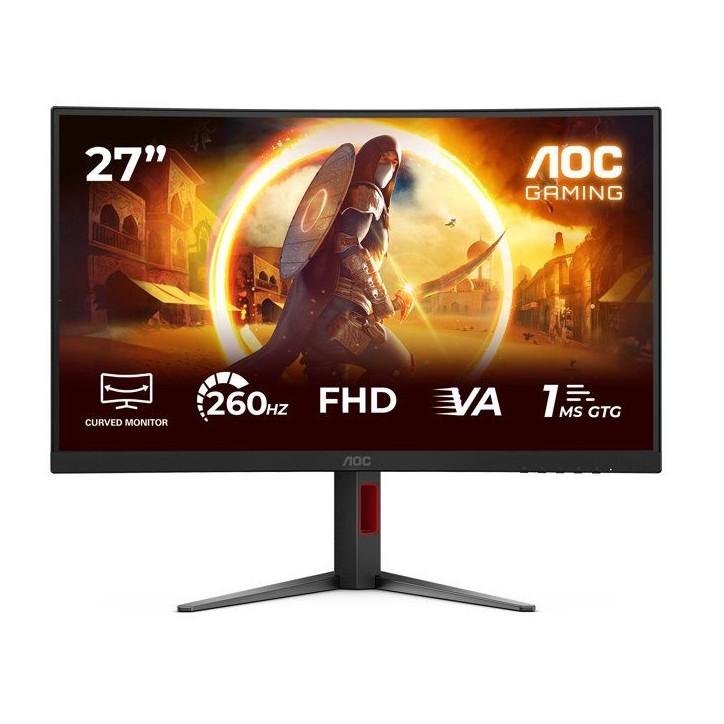 Écran PC incurvé – AOC – 27 Full HD – 260Hz – Fast VA – 0,3 ms – C27G4Z2 Écran PC incurvé – AOC – 27 Full HD – 260Hz – Fast VA – 0,3 ms – C27G4Z2