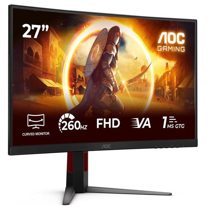 Écran PC incurvé – AOC – 27 Full HD – 260Hz – Fast VA – 0,3 ms – C27G4Z2 Écran PC incurvé – AOC – 27 Full HD – 260Hz – Fast VA – 0,3 ms – C27G4Z2