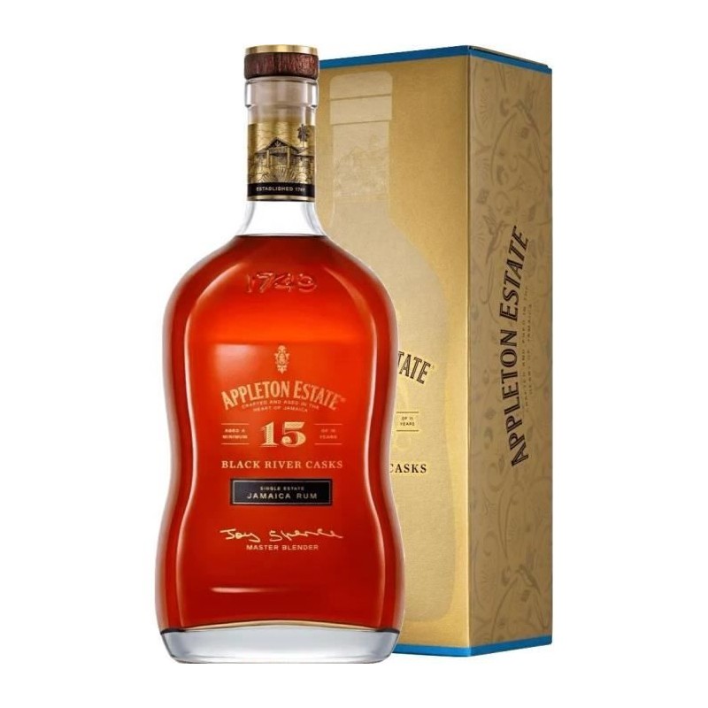 Appleton Estate - 15 ans - Black River Casks - Rhum - 43,0% Vol. - 70c