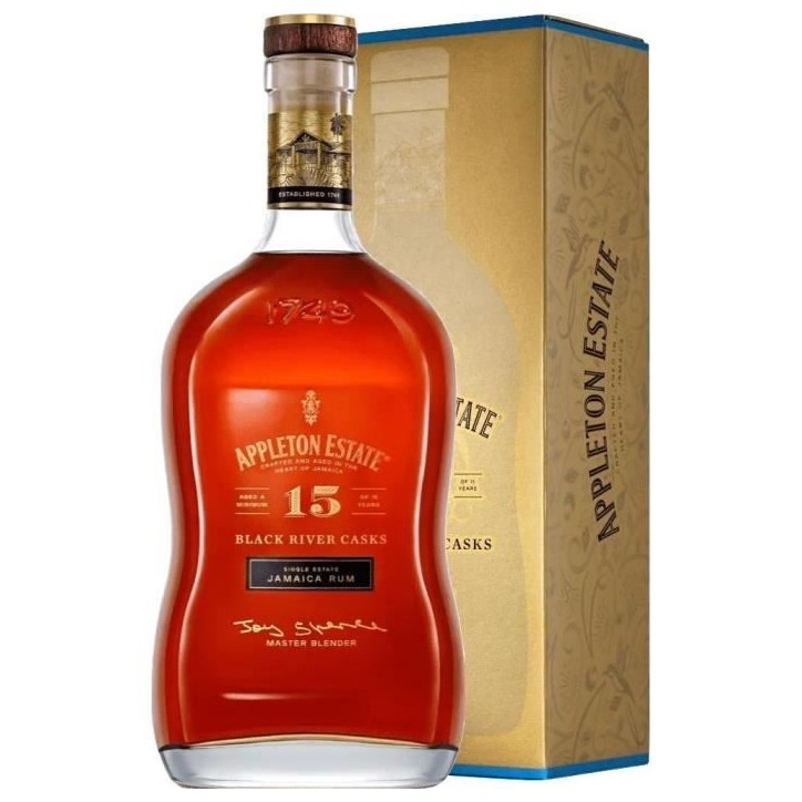 Appleton Estate - 15 ans - Black River Casks - Rhum - 43,0% Vol. - 70cl