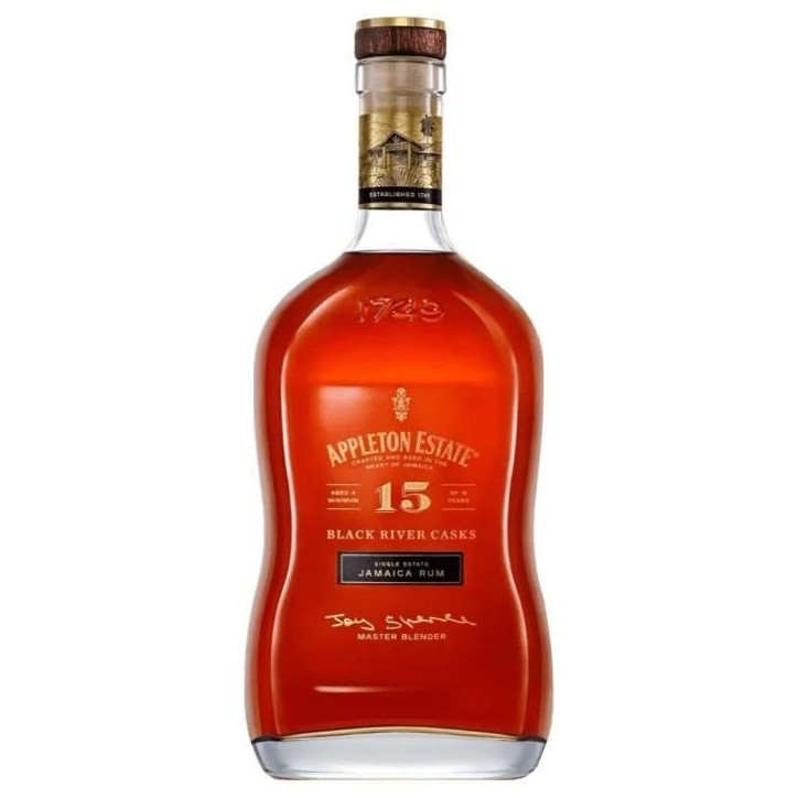 Appleton Estate - 15 ans - Black River Casks - Rhum - 43,0% Vol. - 70cl