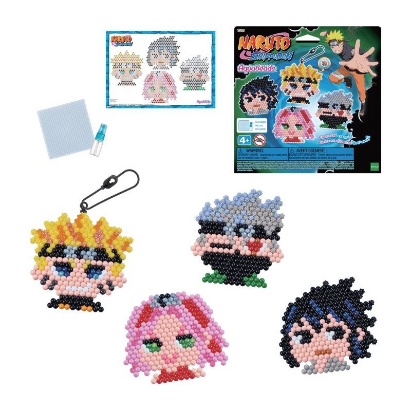 Le kit porte-clés Naruto - Aquabeads - 35118