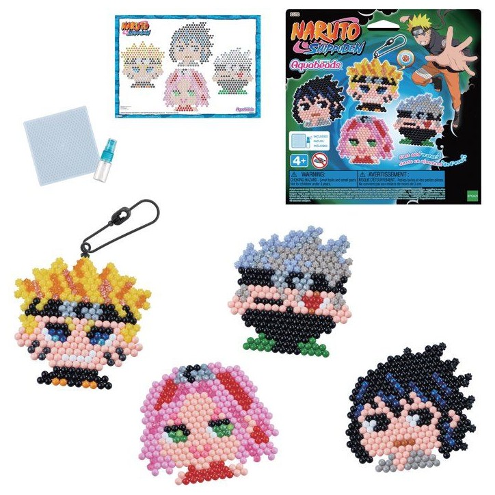 Le kit porte-clés Naruto - Aquabeads - 35118 Le kit porte-clés Naruto - Aquabeads - 35118