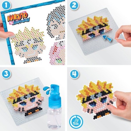 Le kit porte-clés Naruto - Aquabeads - 35118
