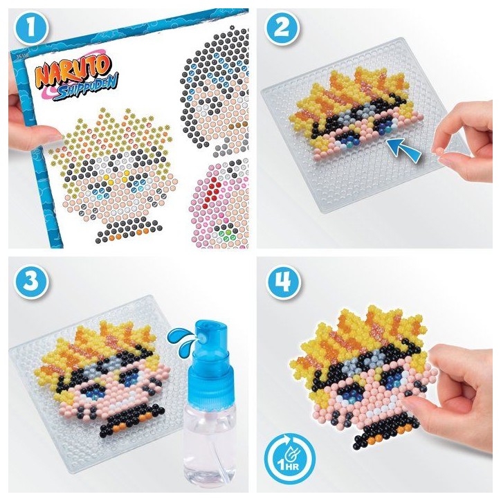 Le kit porte-clés Naruto - Aquabeads - 35118 Le kit porte-clés Naruto - Aquabeads - 35118