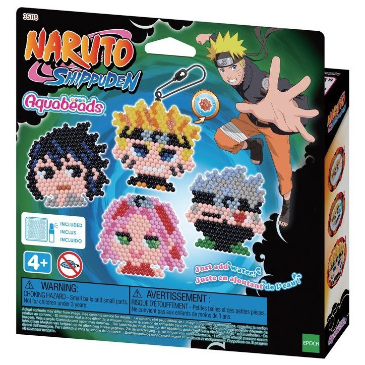 Le kit porte-clés Naruto - Aquabeads - 35118 Le kit porte-clés Naruto - Aquabeads - 35118